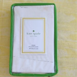 Kate Spade King Pillowcases. 100% Cotton